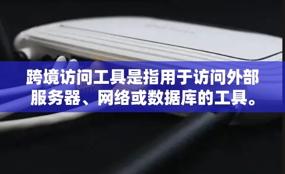 跨境访问工具是指用于访问外部服务器、网络或数据库的工具。这些工具在不同领域中具有重要作用，如企业协作、学术研究和教育教学。以下是对这些工具的详细介绍