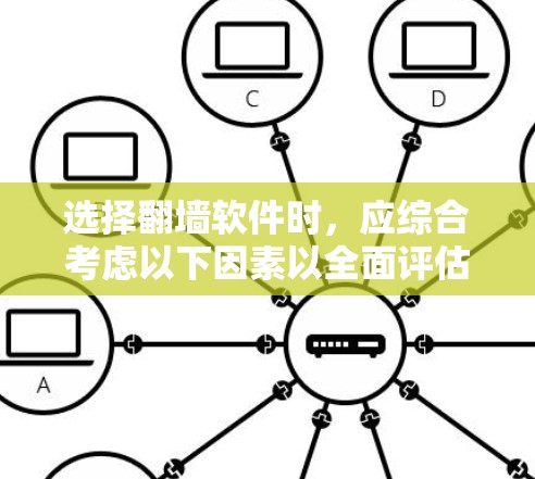 选择翻墙软件时，应综合考虑以下因素以全面评估其适用性和安全性