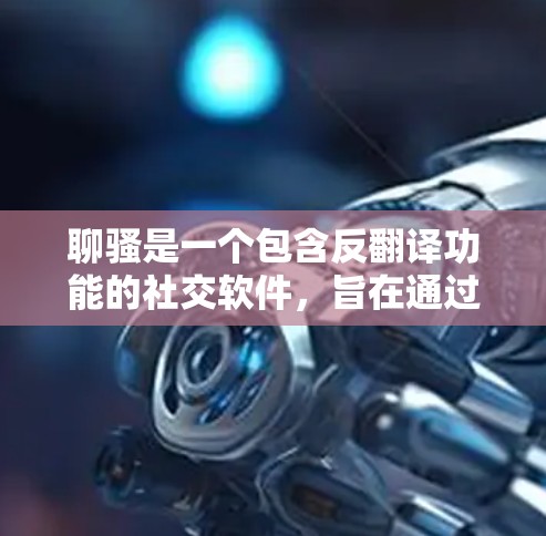 聊骚是一个包含反翻译功能的社交软件，旨在通过反翻译来获取其他语言的内容。虽然它看起来有趣，但其安全性和使用风险可能需要谨慎 consideration