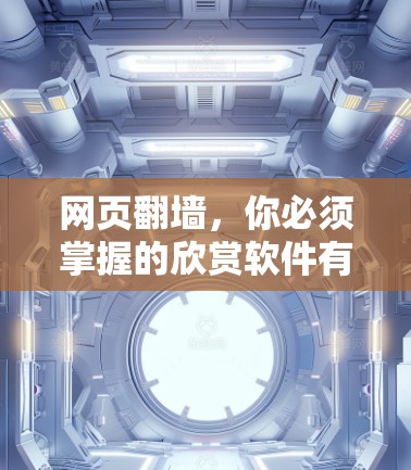 网页翻墙，你必须掌握的欣赏软件有哪些？