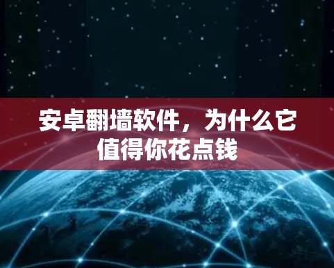 安卓翻墙软件，为什么它值得你花点钱