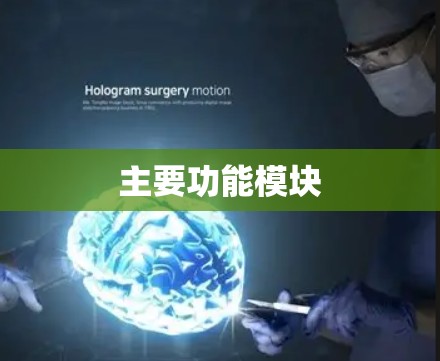 主要功能模块 主要功能模块