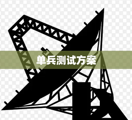 单兵测试方案 单兵测试方案
