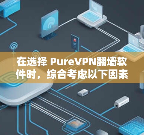 在选择 PureVPN翻墙软件时，综合考虑以下因素