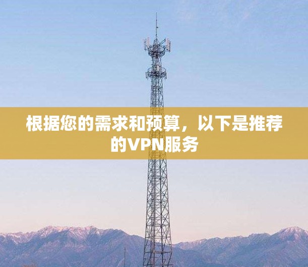 根据您的需求和预算,以下是推荐的VPN服务 根据您的需求和预算,以下是推荐的VPN服务