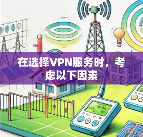 在选择VPN服务时,考虑以下因素 在选择VPN服务时,考虑以下因素