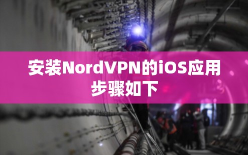 安装NordVPN的iOS应用步骤如下