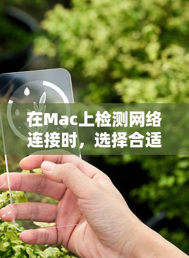 在Mac上检测网络连接时，选择合适的工具至关重要。以下是对不同网络检测软件的综合评价和推荐