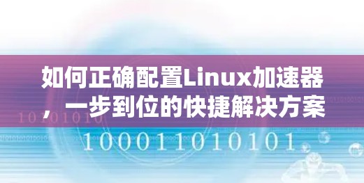 如何正确配置Linux加速器,一步到位的快捷解决方案 如何正确配置Linux加速器,一步到位的快捷解决方案